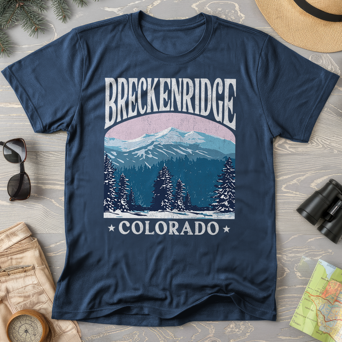 Breckenridge Colorado "Big and Bold" Comfort Colors T-Shirt