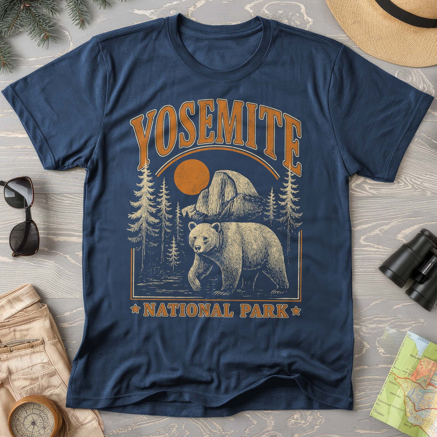 Yosemite National Park "Vintage El Capitan Bear" Comfort Colors T-shirt