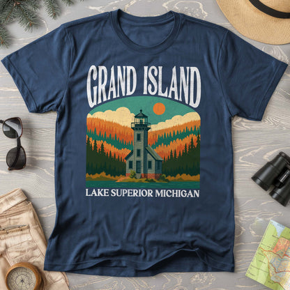 Grand Island Michigan "Big and Bold" Comfort Colors T-Shirt