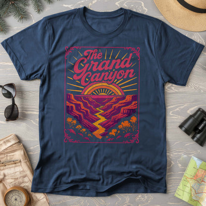 Grand Canyon Retro Neon Comfort Colors T-shirt
