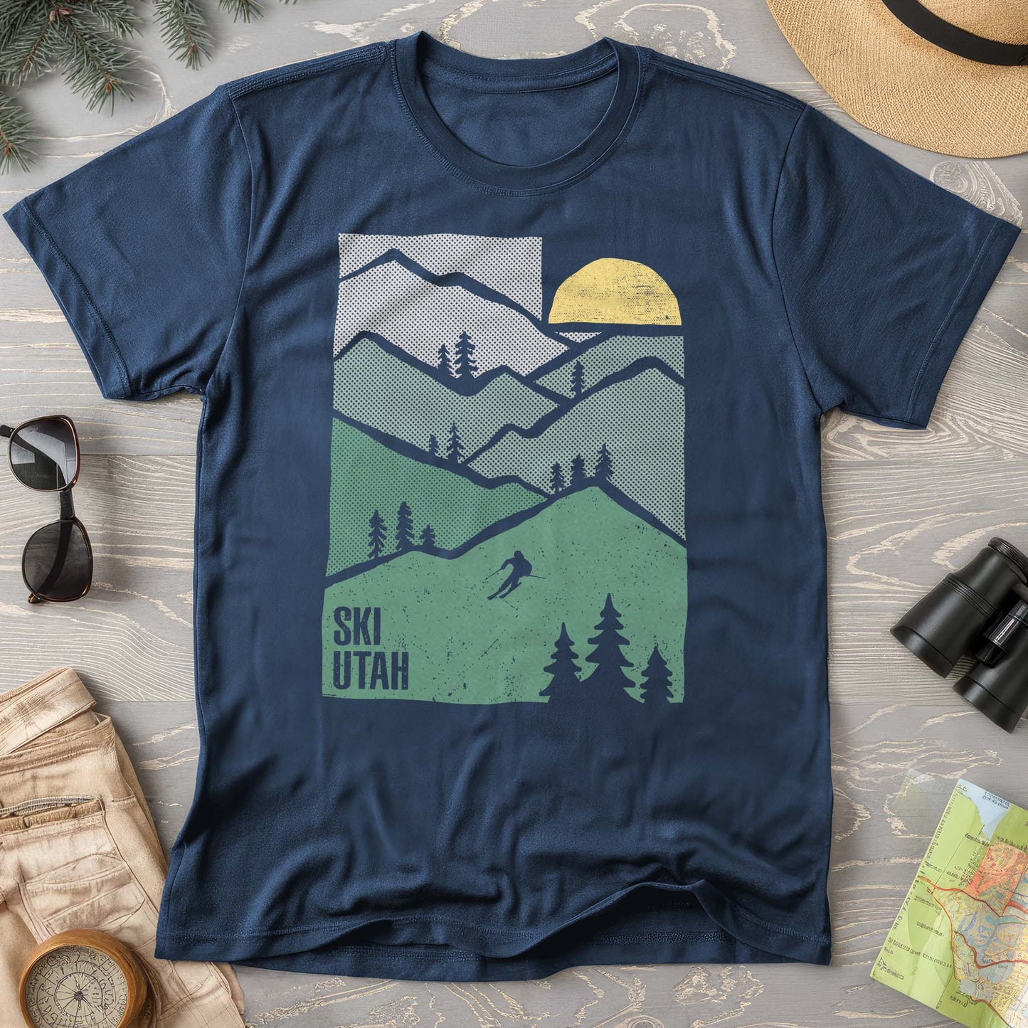Ski Utah Mountains T-Shirt