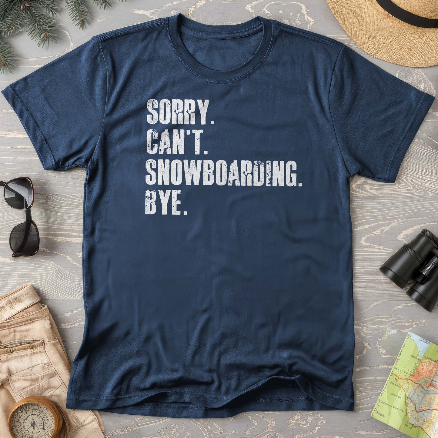 Sorry Snowboarding Comfort Colors T-shirt