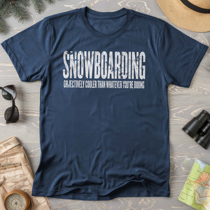 Snowboarding "Cooler" T-shirt