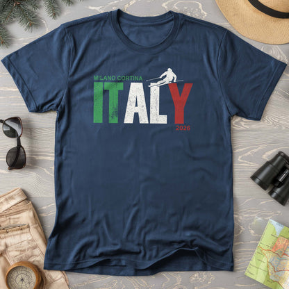 Milano Cortina Skier T-Shirt