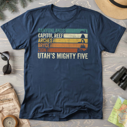 Utah's Mighty Five Stripes T-Shirt