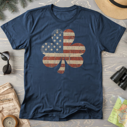 Vintage Flag Shamrock T-Shirt