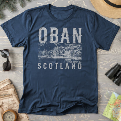 Oban Scotland Sketch T-Shirt