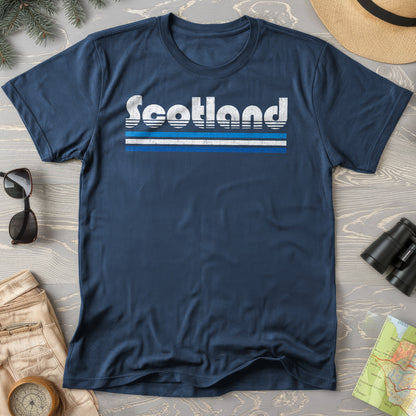 Scotland Retro Stripe T-Shirt