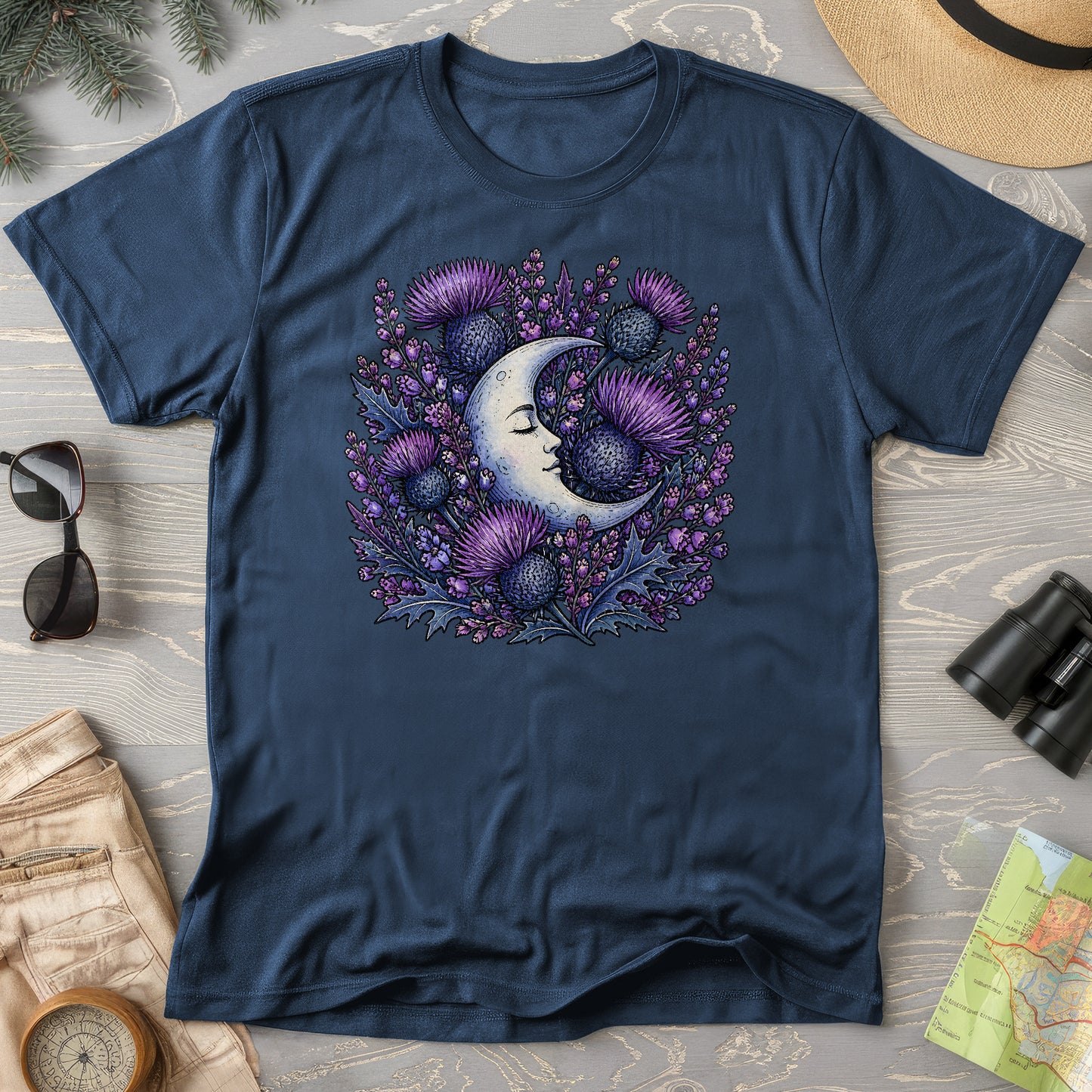 Botanical Moon Thistle T-Shirt