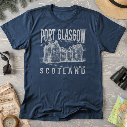 Port Glasgow Scotland Sketch T-Shirt