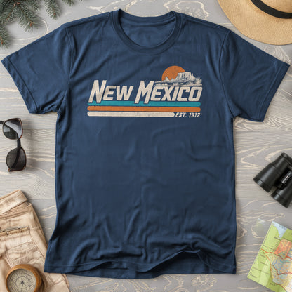 New Mexico Retro Stripe T-Shirt