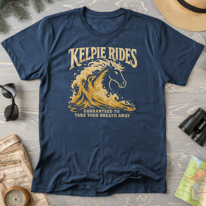 Kelpie Rides Retro T-Shirt