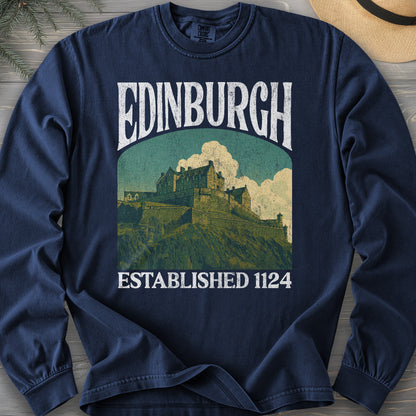 Edinburgh Scotland "Big and Bold" Long Sleeve Shirt