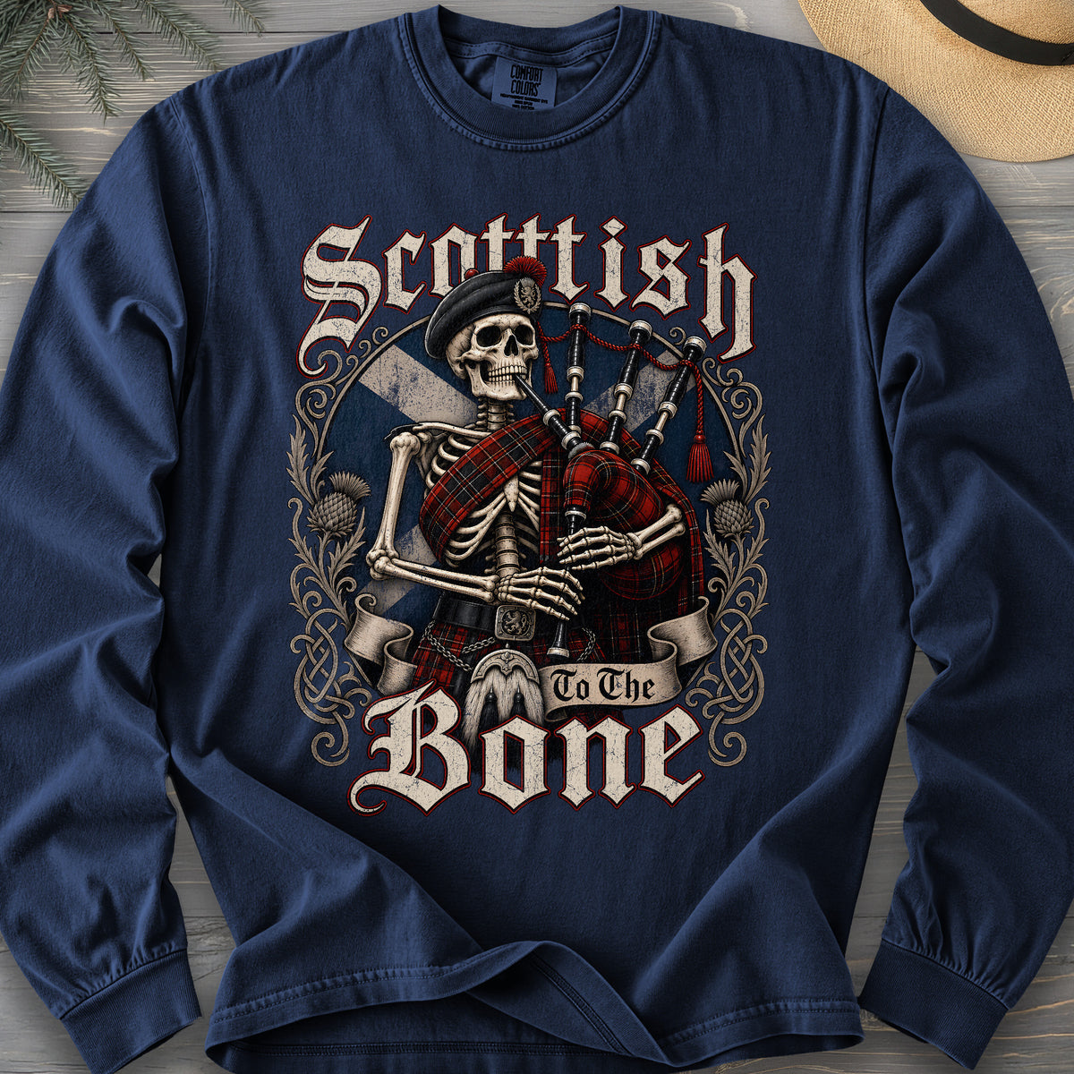 Scottish Boney Piper Long Sleeve Shirt