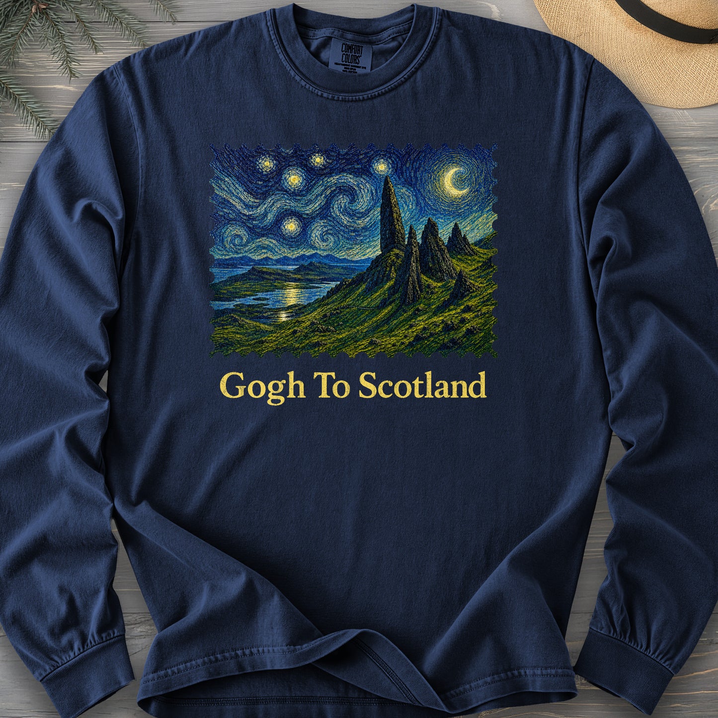 Gogh To Scotland Long Sleeve Shirt