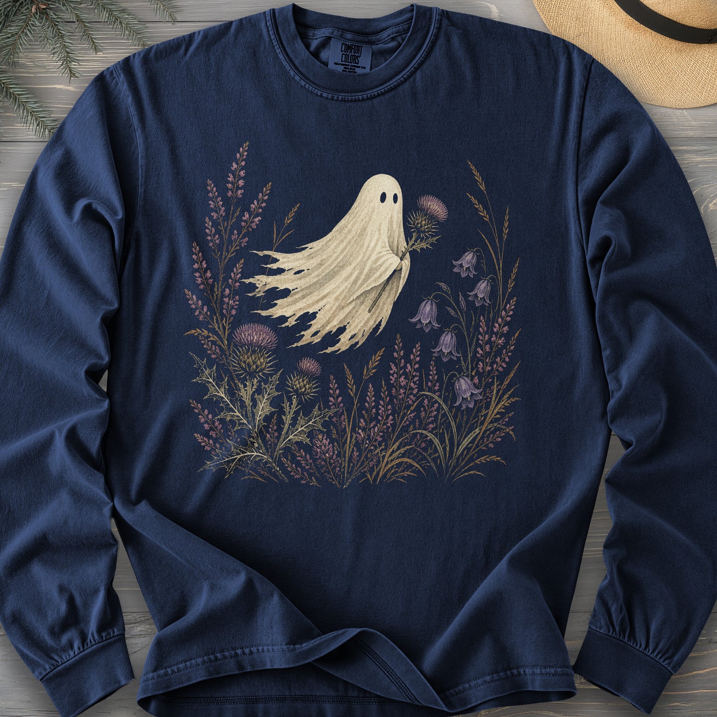 Thistle Ghost Florals Long Sleeve Shirt