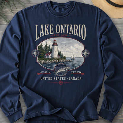 Lake Ontario Retro 90's Long Sleeve Shirt