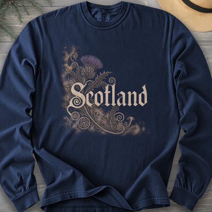 Scotland Ancient Symbols Comfort Colors 6014 Long Sleeve