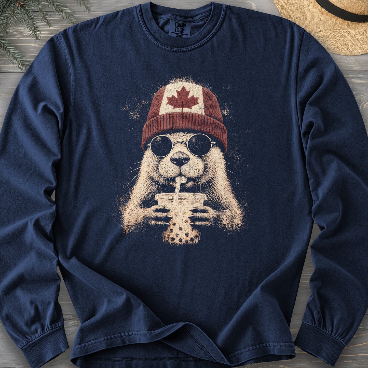 Canada Beaver Attitude Long Sleeve Shirt