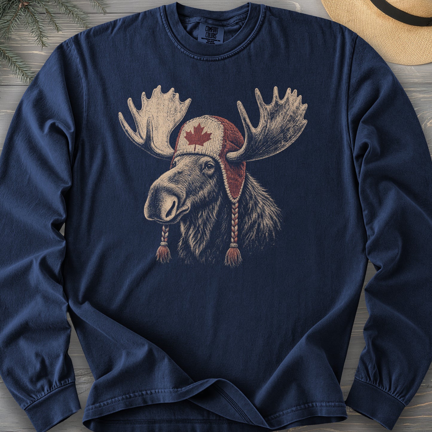Canada Moose Cap Long Sleeve Shirt