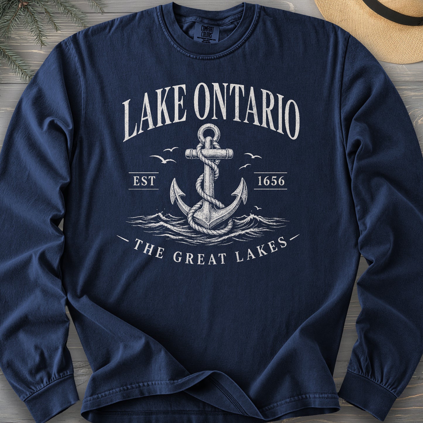 Lake Ontario Anchor Long Sleeve Shirt