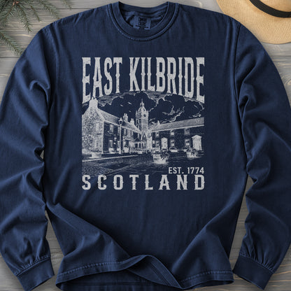 East Kilbride Scotland Sketch Comfort Colors 6014 Long Sleeve