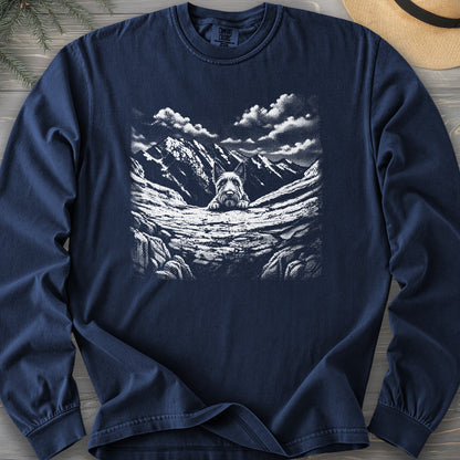 Watchful Scottish Terrier Comfort Colors 6014 Long Sleeve