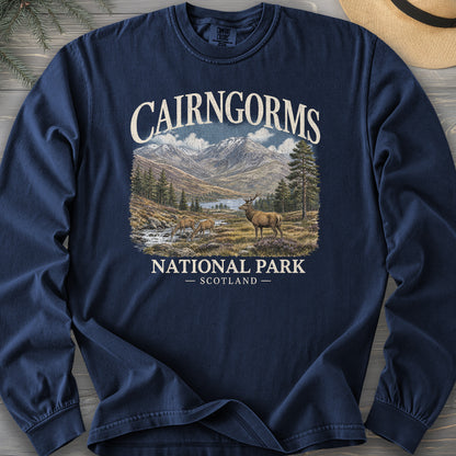 Cairngorms National Park Scotland Comfort Colors 6014 Long Sleeve