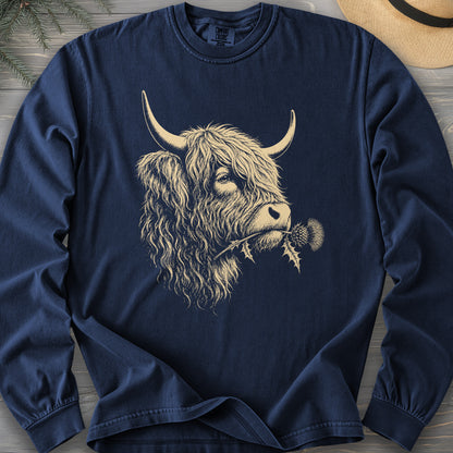 Coo wThistle Comfort Colors 6014 Long Sleeve