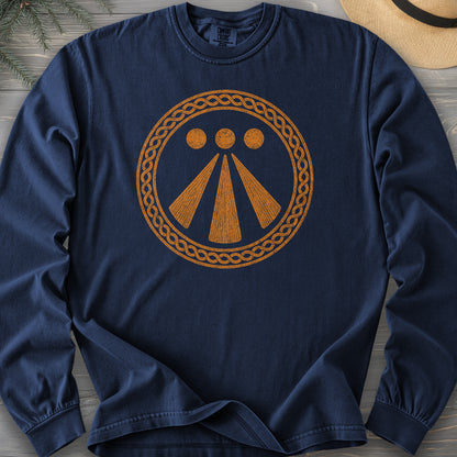 Awen Celtic Knot Comfort Colors 6014 Long Sleeve