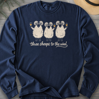 Three Sheeps Comfort Colors 6014 Long Sleeve