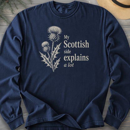 My Scottish Side Comfort Colors 6014 Long Sleeve