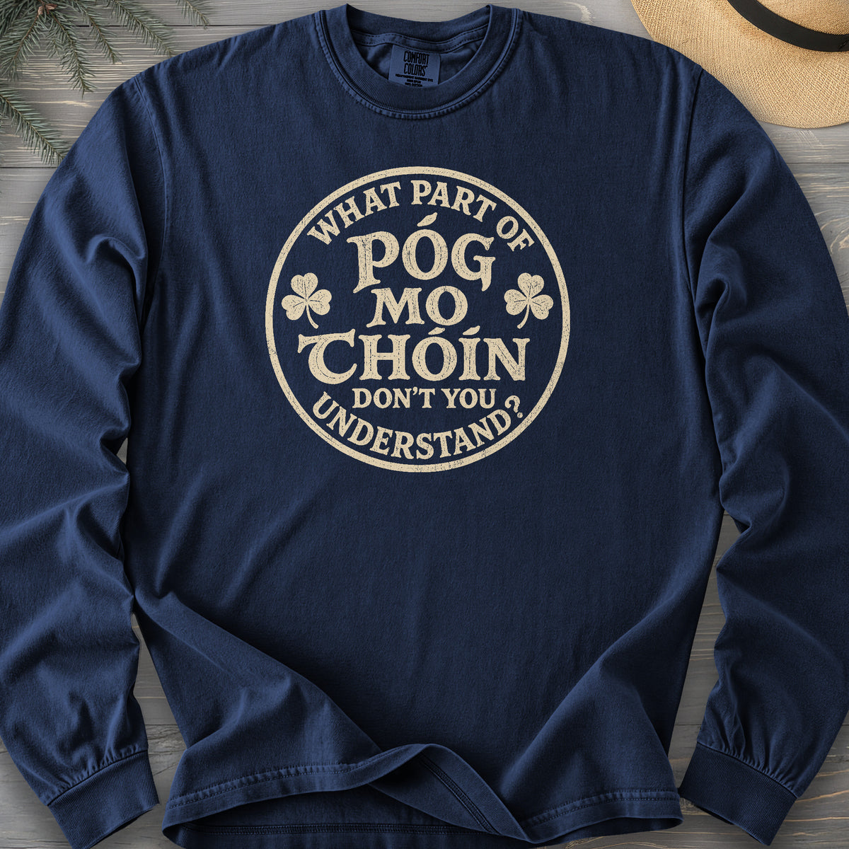 Pog Mo Thoin Badge Comfort Colors 6014 Long Sleeve