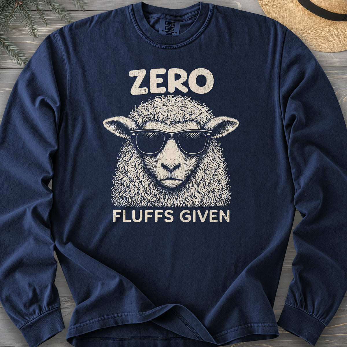 Zero Fluffs Given Long Sleeve Shirt
