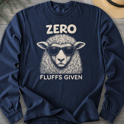 Zero Fluffs Given Long Sleeve Shirt