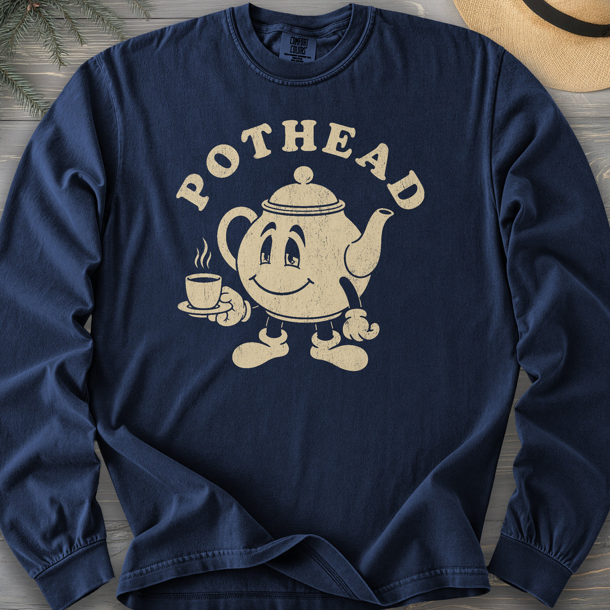 Pothead Teapot Long Sleeve Shirt