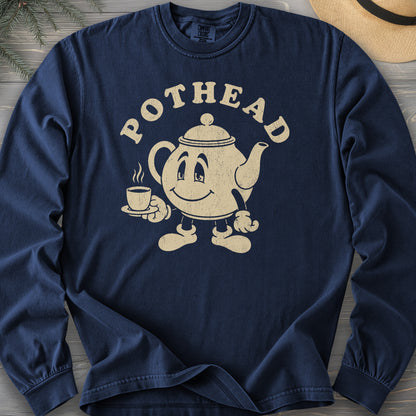 Pothead Teapot Long Sleeve Shirt