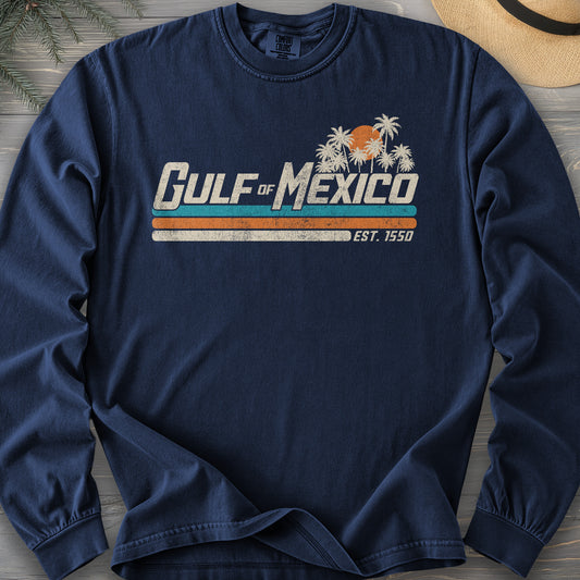 Gulf of Mexico Retro Stripe Long Sleeve Shirt