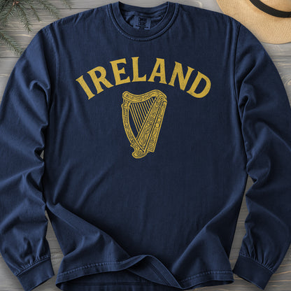 Ireland Vintage Harp Long Sleeve Shirt