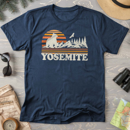 Yosemite Retro Sunset Comfort Colors T-Shirt
