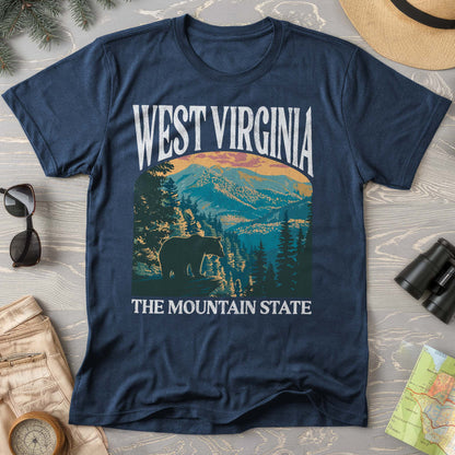 West Virginia Mountain State "Big and Bold" Comfort Colors T-Shirt