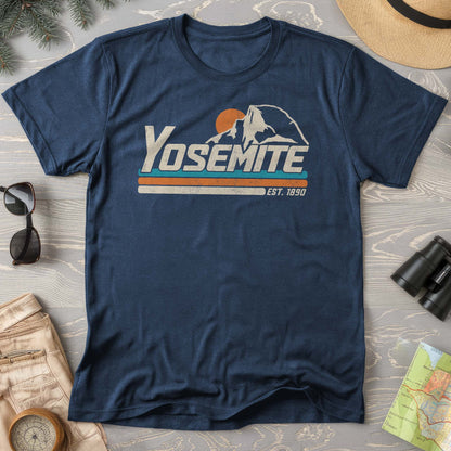 Yosemite Retro Stripe Comfort Colors T-Shirt