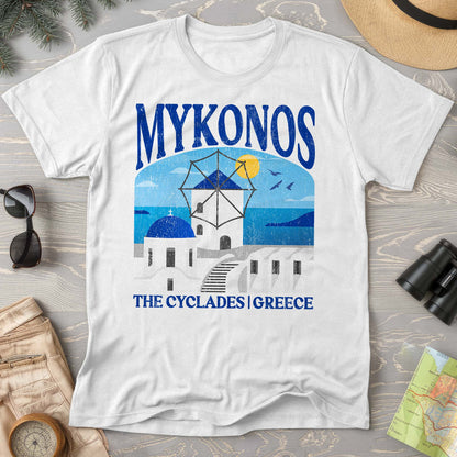 Mykonos Greece "Big and Bold" Comfort Colors T-Shirt