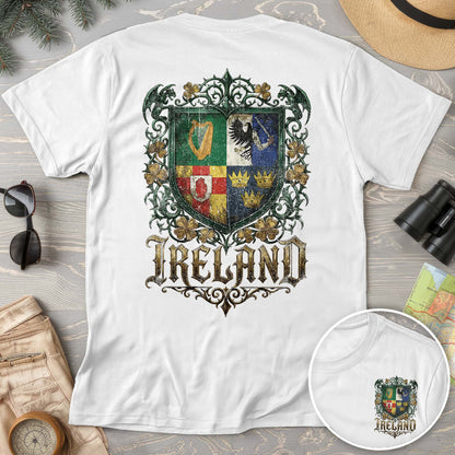 Irish Gothic Arms Front/Back Print Comfort Colors T-shirt