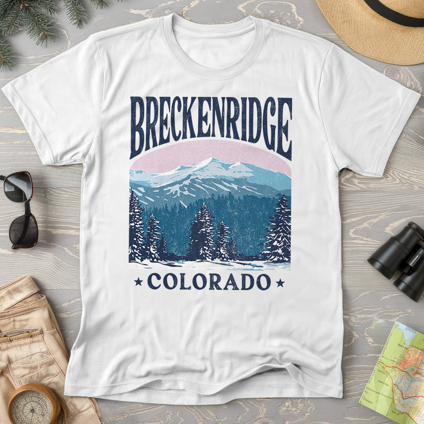 Breckenridge Colorado "Big and Bold" Comfort Colors T-Shirt