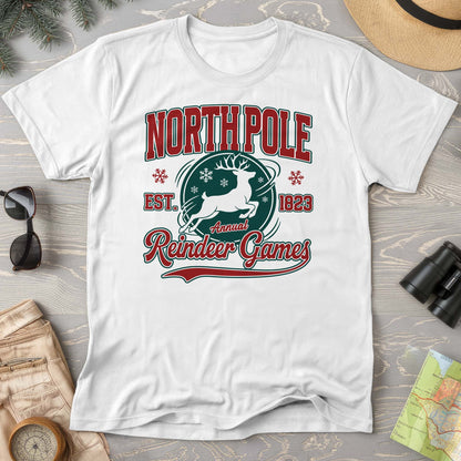 North Pole Annual Reindeer Games Comfort Colors T-Shirt