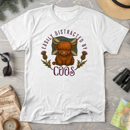 Easily Distracted By Coos Comfort Colors T-Shirt