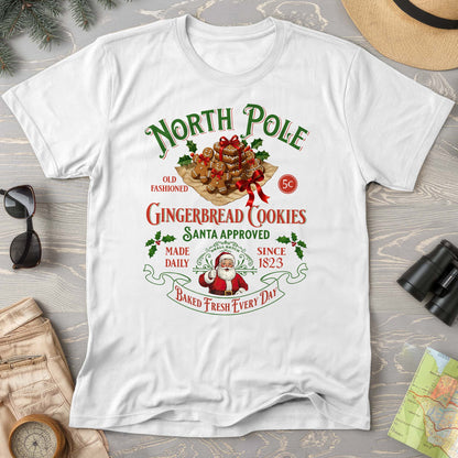 North Pole Gingerbread Cookies Comfort Colors T-Shirt