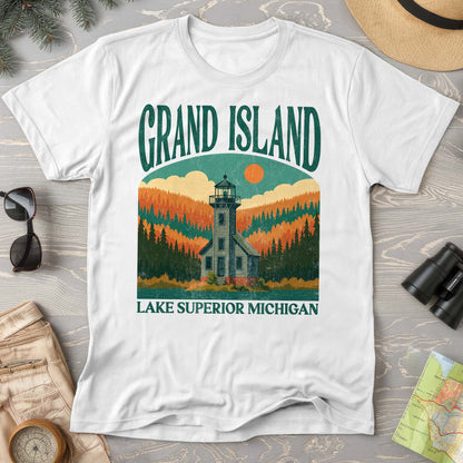 Grand Island Michigan "Big and Bold" Comfort Colors T-Shirt