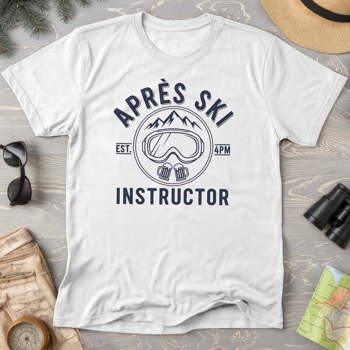 Après Ski Instructor "Goggles" Comfort Colors T-shirt